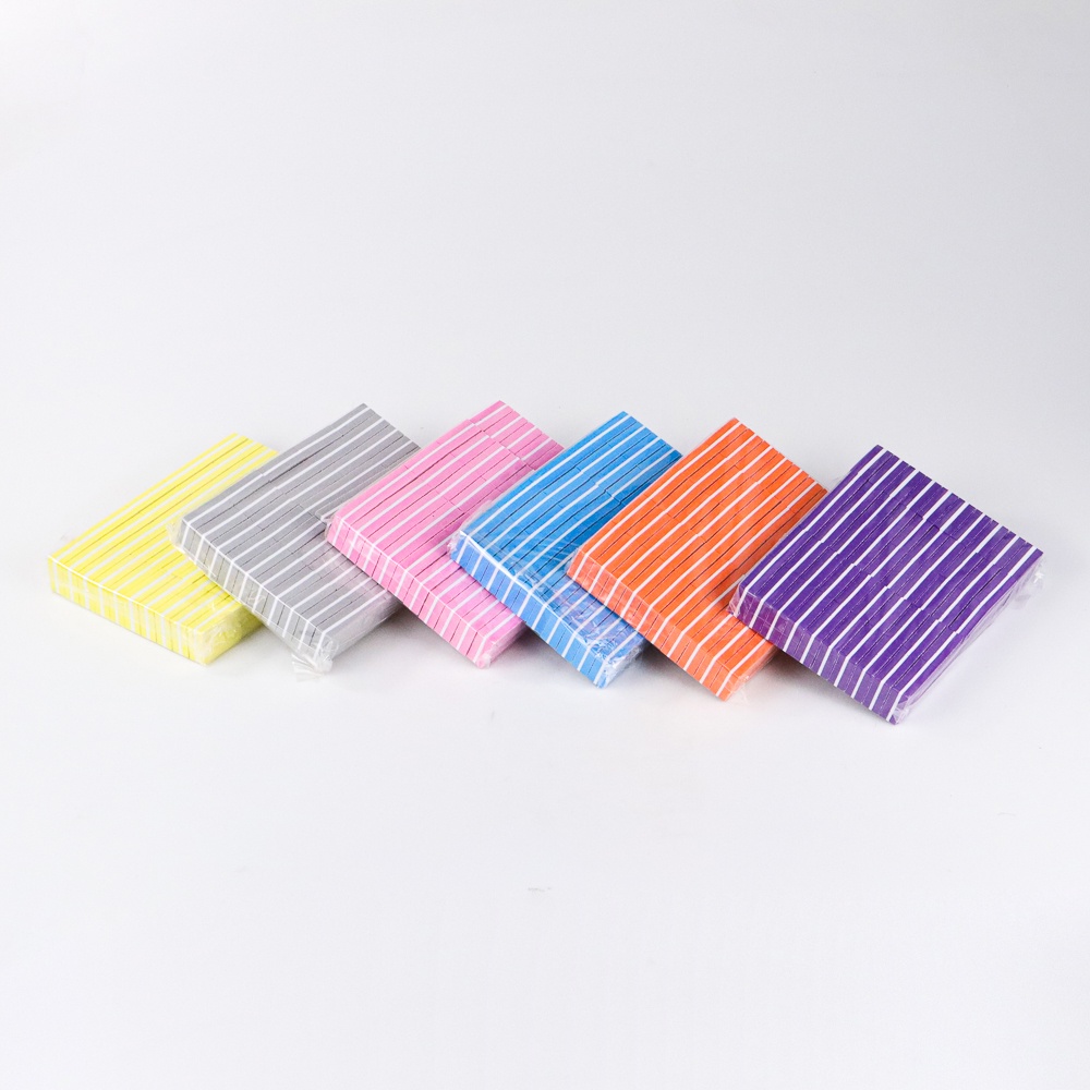 Balok Kikir Kuku Nail Polishing Block Manicure Tools 50 PCS - GCA-076 - Mix Color