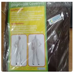 Coverall Disposable, Baju Wearpak, Hazmat COKLAT KEMENKES