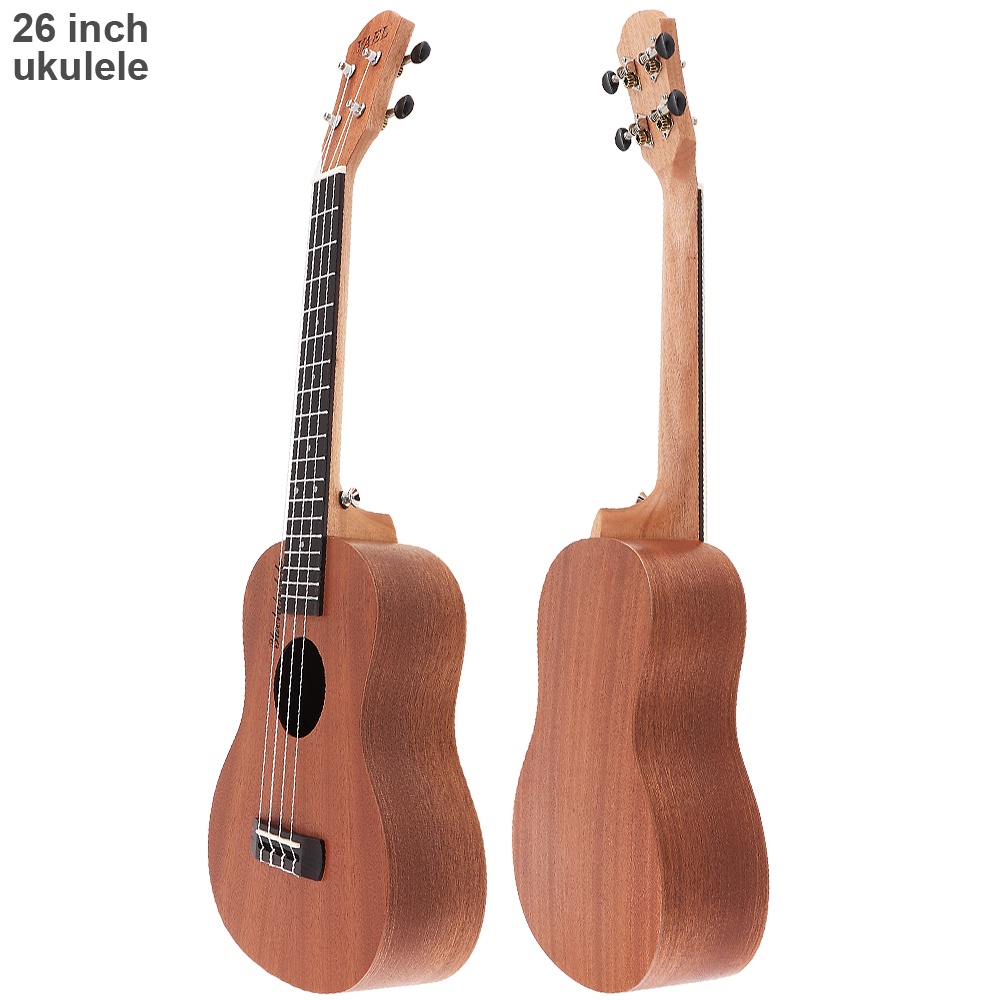 Ukulele Tenor Hawaii 18 Fret Bahan Kayu Sapele Ukuran 26 Inci