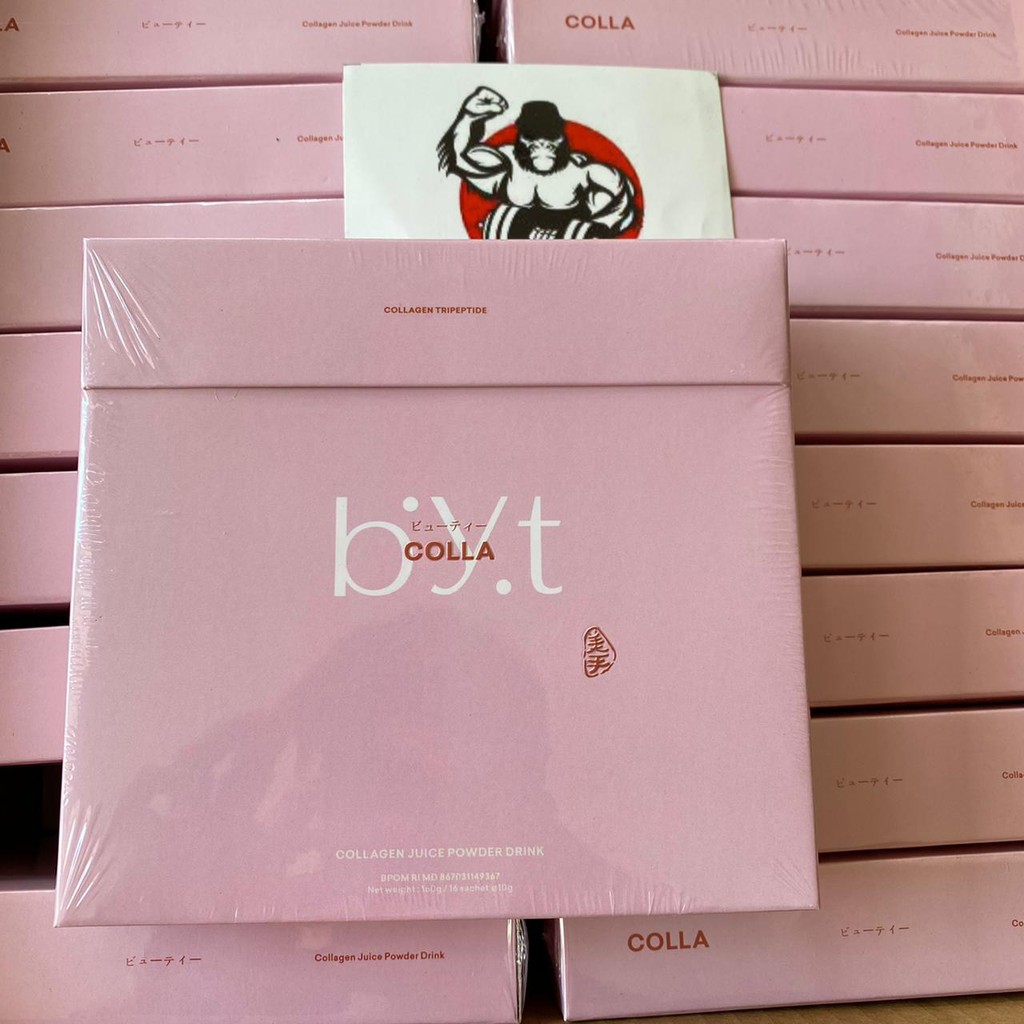 BYT COLLA 1 Sachet Collagen Tripeptide Gluthatione Byoote B.Y.T HALAL BPOM