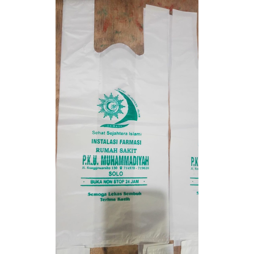 Kantong Sablon Plastik Packing Olshop Kresek Ukuran Kecil