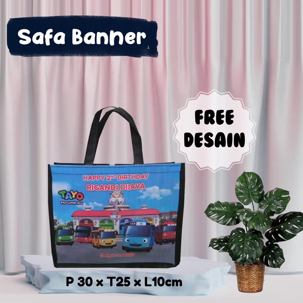

tas ulang tahun anak / tas souvenir ultah / goodiebag ultah