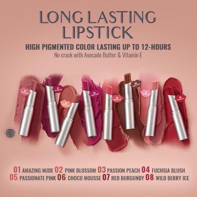 [pa] azzura lipstik longlasting - lipstik putar azzura longlasting lipstik