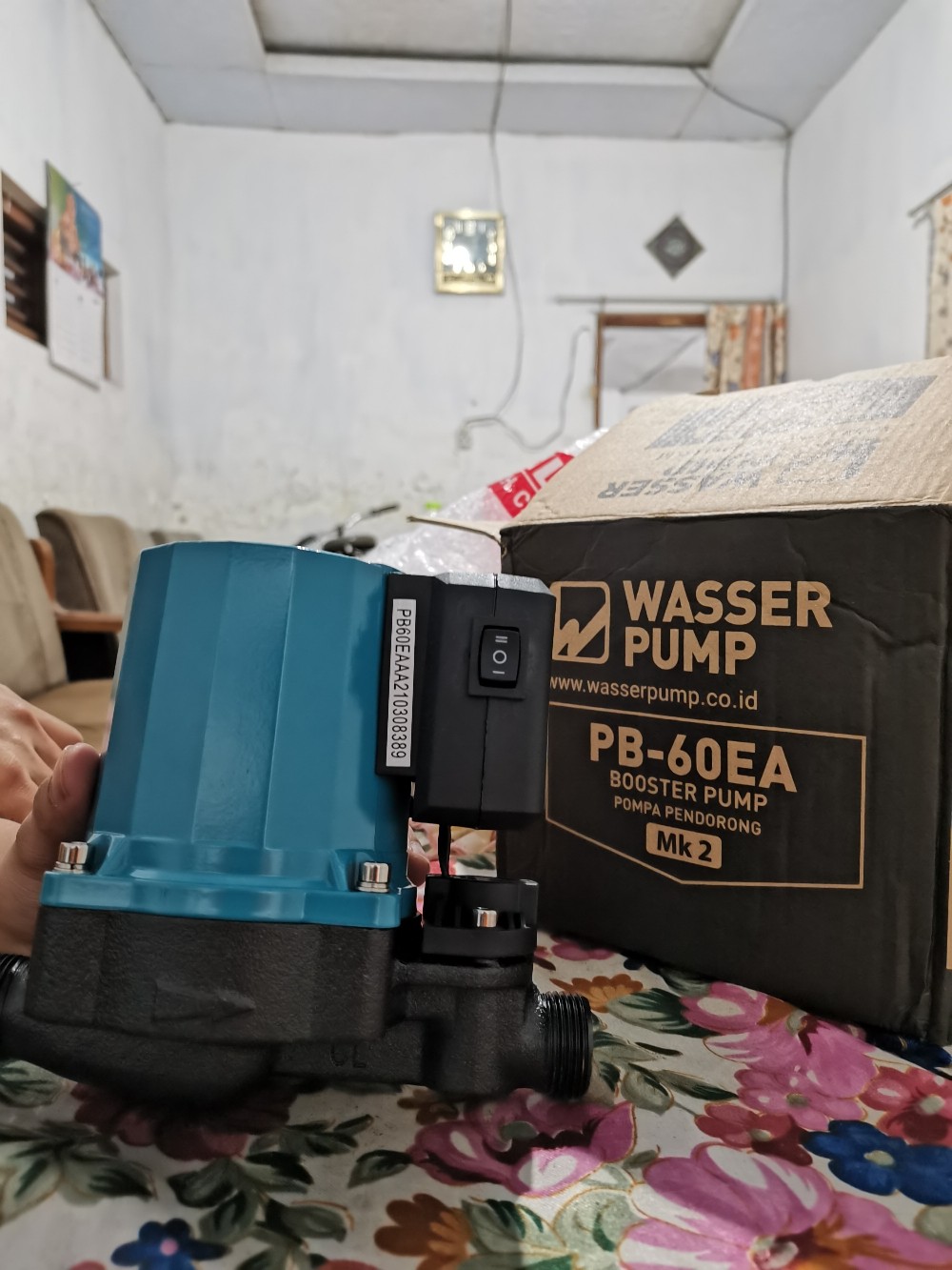 Mesin Pompa Air Pendorong Wasser Pb 60 Ea - Booster Pump Wasser Pb60ea Pompa Dorong Garansi Resmi