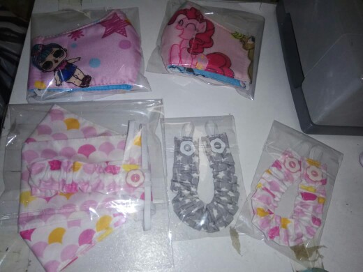 Masker Kain Lapis Busa (3 Lapis)