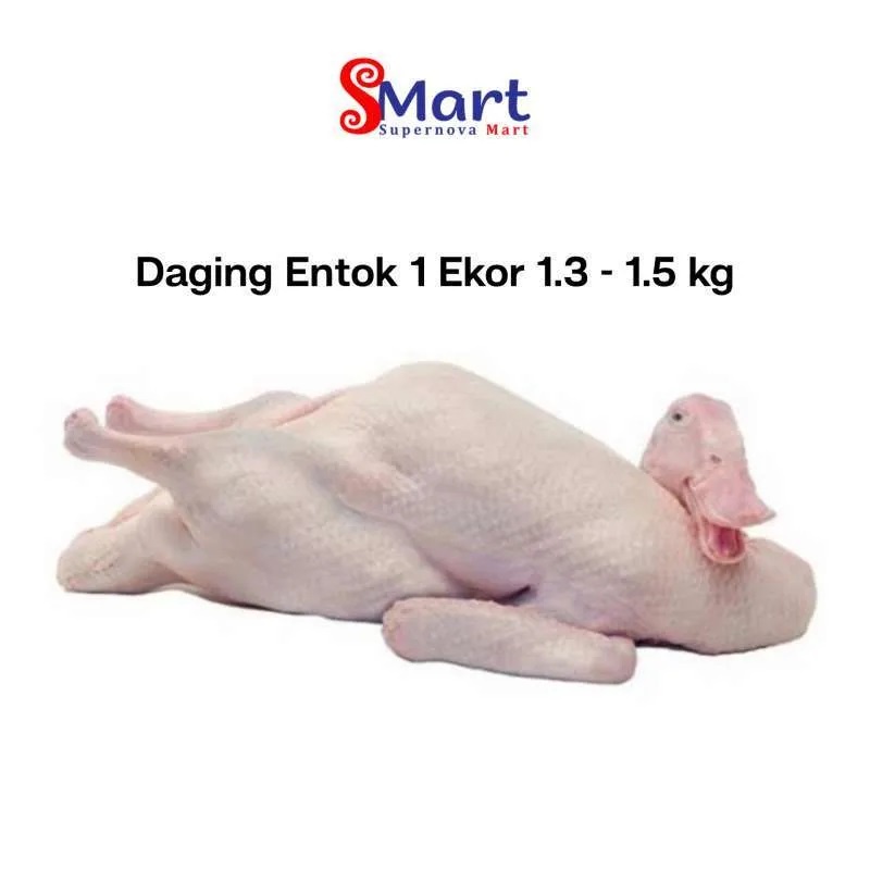 

Daging Entok 1 Ekor [1.3 - 1.5 kg]