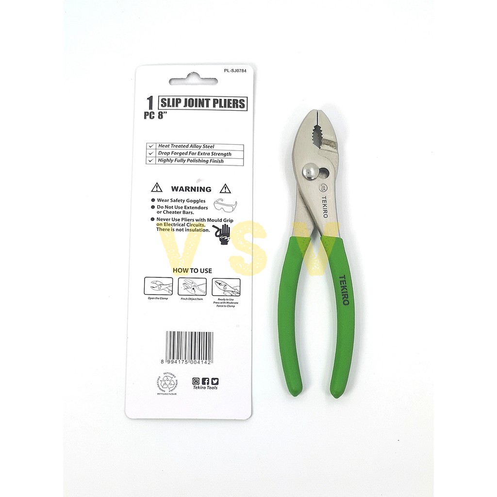 TEKIRO TANG SLIP JOINT 8 INCH Tang slip join Tekiro 8&quot; Tang setel