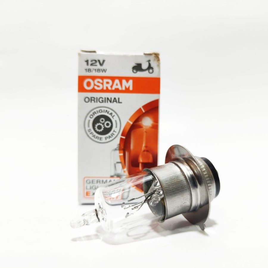 BOHLAM DEPAN MOTOR OSRAM HALOGEN BEBEK MATIC 18 25 32 WATT GROSIR