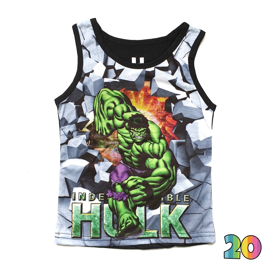 FURO Kaos Kutung Singlet Anak LakiLaki SUPERHEROES