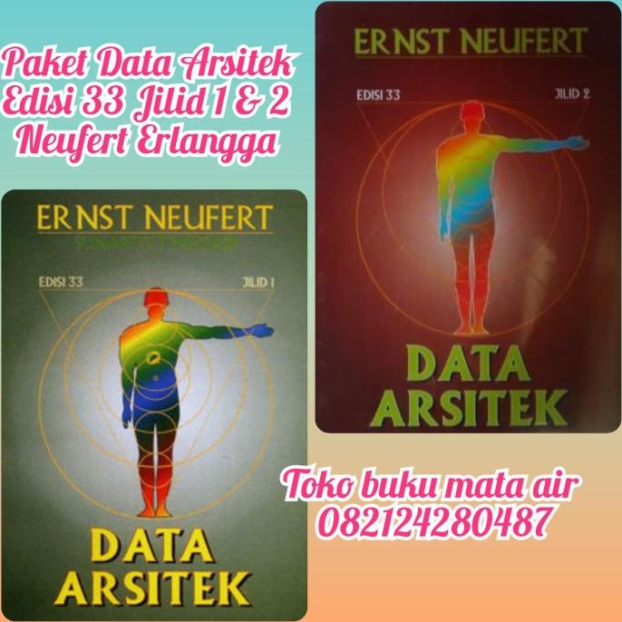 

READYY ORIGINAL PAKET DATA ARSITEK EDISI 33 JILID 1 & 2 ERNST ERLANGGA TERBARU