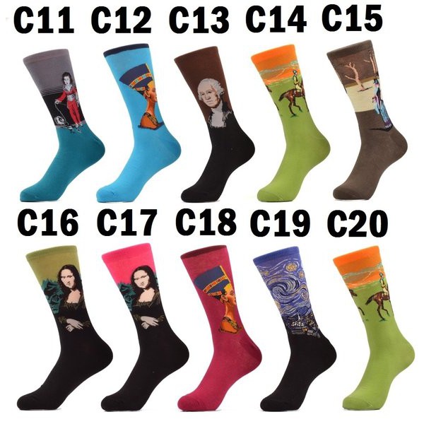 

Kaos Kaki Motif Lukisan cat minyak terkenal