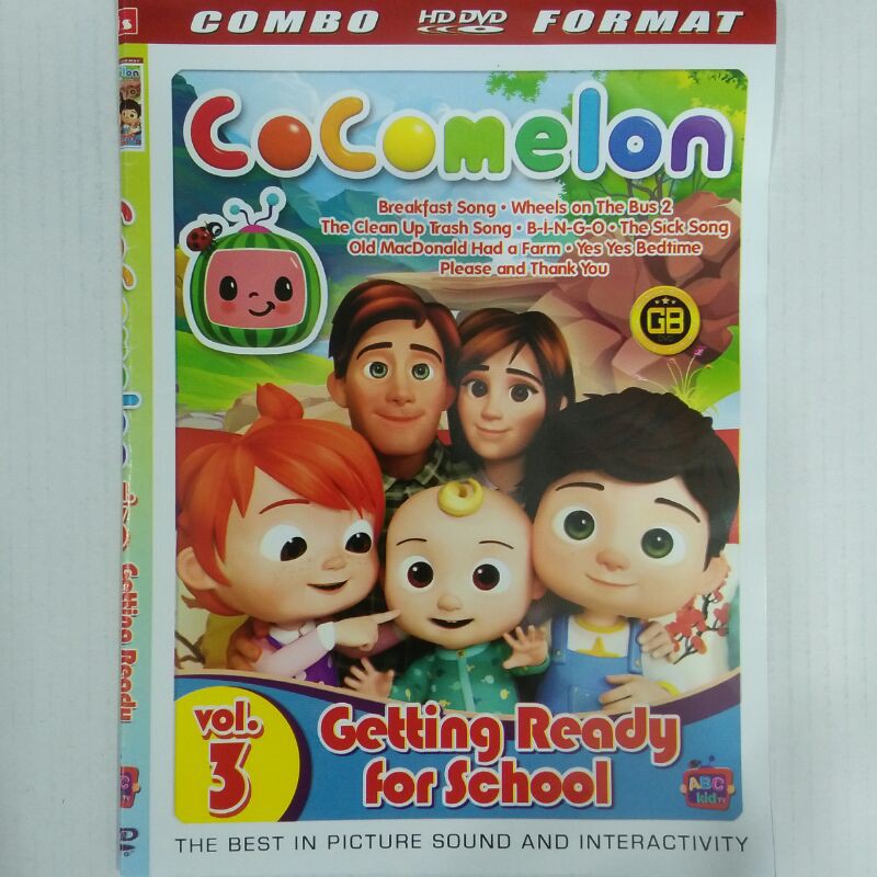 DVD LAGU ANAK COCOMELON VOLUME 3