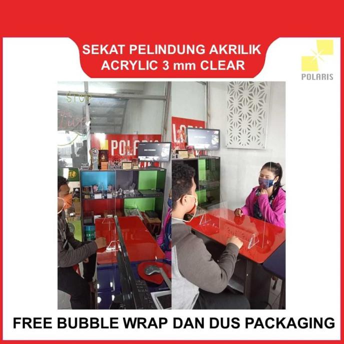 

Populer] Pembatas Meja Akrilik/Divider Acrylic