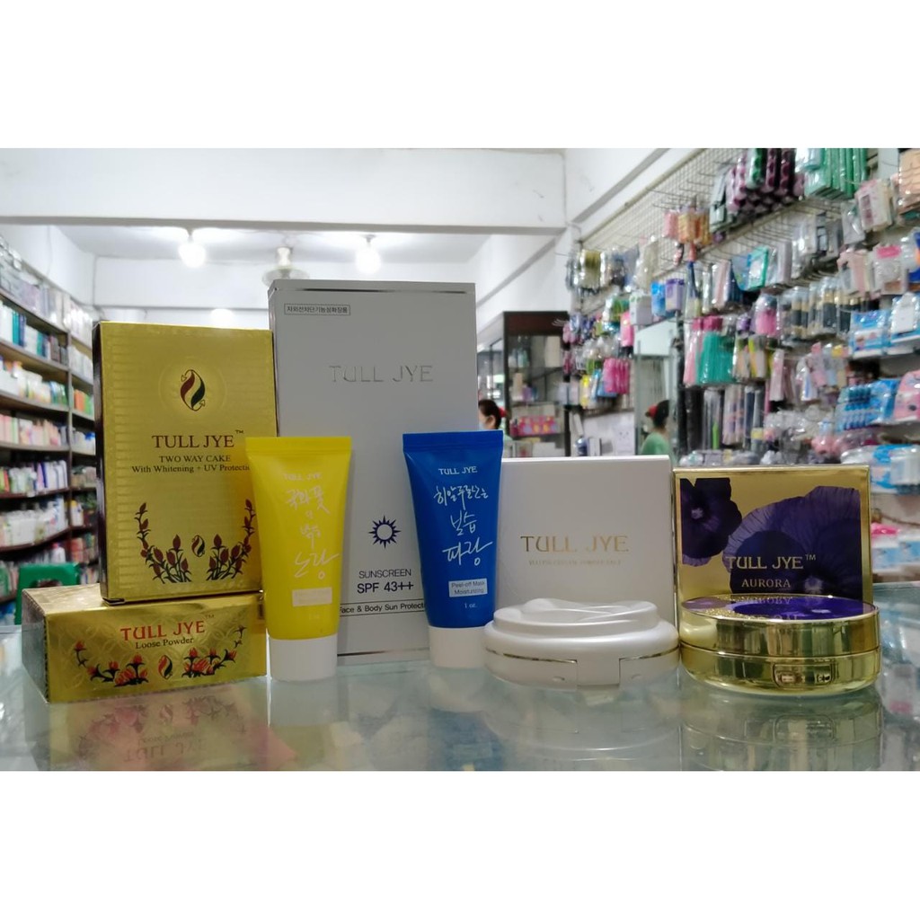 TULL JYE SUNSCREEN SPF43, POWDER PACT, AURORA CUSHION,