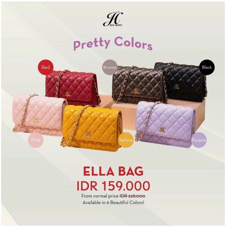 JIMS HONEY ELLA BAG / JIMSHONEY ELLA / JH ELLA BAG TAS WANITA ORIGINAL