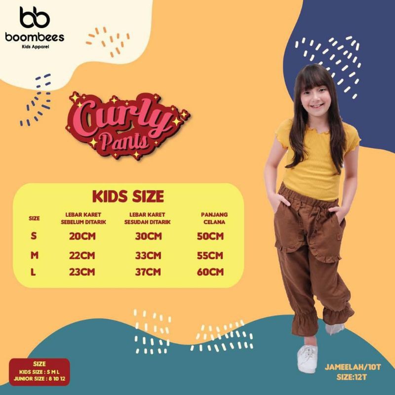 curlypants boombees SML6810