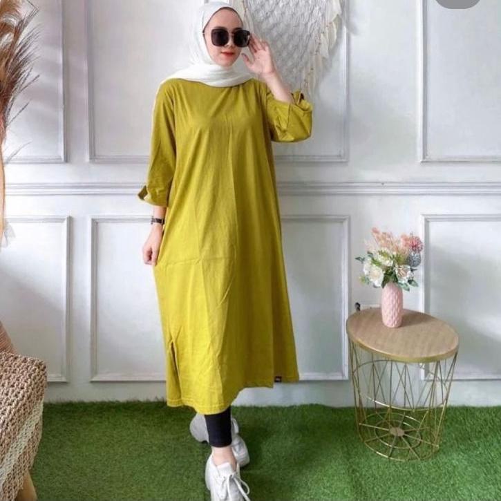 Harga Bersahabat.. MIDI DRESS COMBED / MIDI DRESS KAOS COMBED TERLARIS