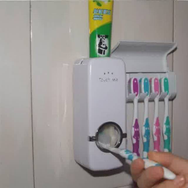 Jual Dispenser Odol | Tempat Sikat Gigi Dan Pasta Gigi | Shopee Indonesia