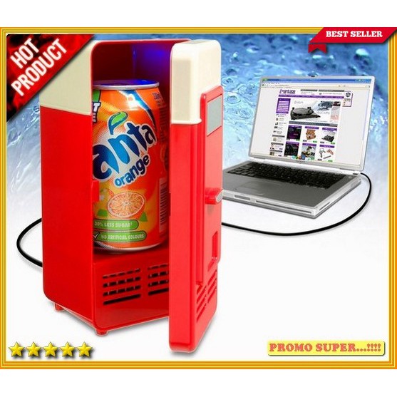 Kulkas mini USB Pendingin Portable - Mini USB Fridge Cooler Box Y1827