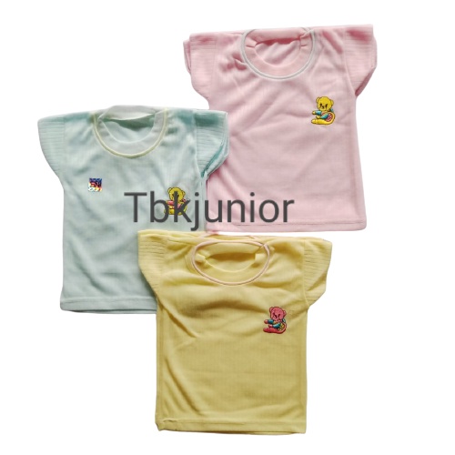 Kaos oblong bayi polos / Baju oblong bayi polos murah 1 lusin sni