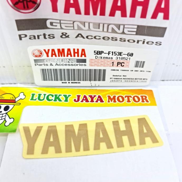 emblem Stiker Yamaha Toolbox Tool box Rx king Rxking Rxk Gold Original luck11 Ayo Order