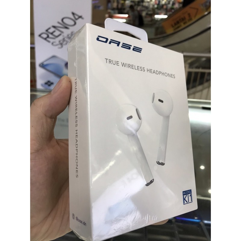 OASE TWS Wireless Earbuds Ki1 - White - Garansi Resmi OASE