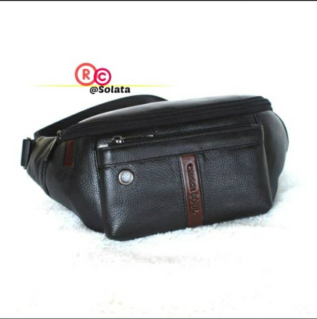 SLINGBAG PRIA / WAISTBAG PRIA / TAS SLEMPANG KULIT ORIGINAL