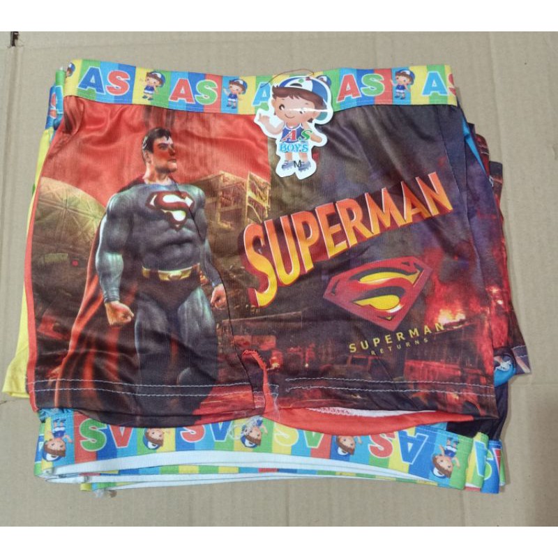 12 pcs/BEEE_91/CD ANAK BOXER COWOK LUSINAN AS BOY/ IMPORT TERMURAH