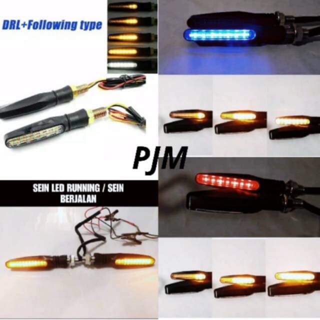 Sein Running Lampu Sen Running Led vario 125new/150 sen cbr 150 vixion new sein LIDI mini 1set(kiri kanan)  universal