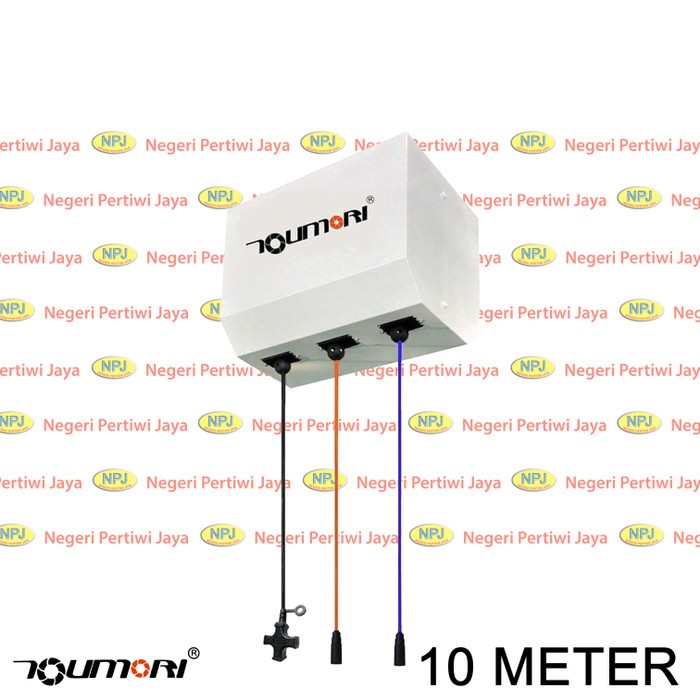 Toumori 10 Meter Energy Box 1 Air Hose + 1 Water Hose + 1 Cord Reel