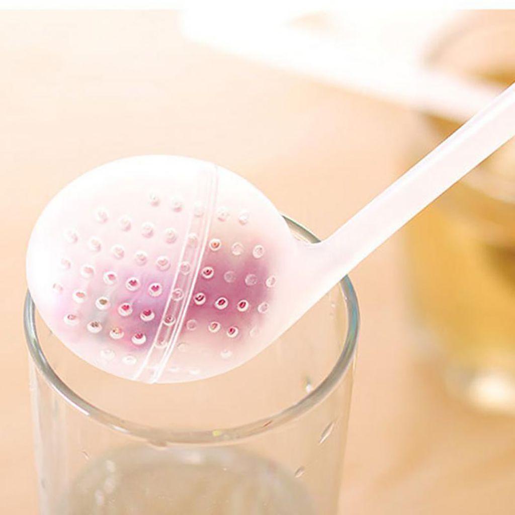 [Elegan] Tea Infuser Creative Clear Untuk Longgar Bentuk Catatan Teh Dapur Gadget Brew Alat Teh Saringan Teh