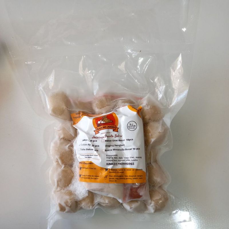 

FAFAFROZEN - Bakso Ayam Premium isi 25 Tanpa Pengawet