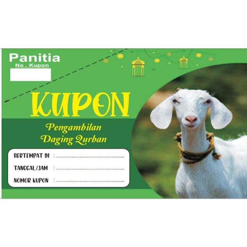 

KUPON PENGAMBILAN DAGING KURBAN IDUL ADHA #KUPON 2