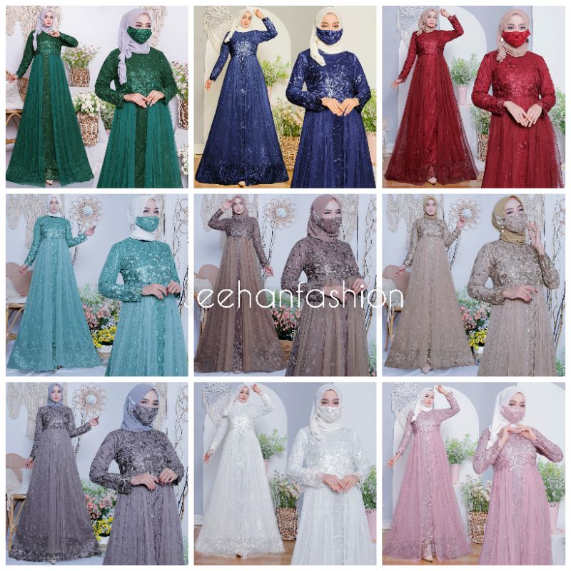 Gamis Kebaya / Kebaya Alexa / Gamis Alexa / Kebaya Burkat / Gamis Burkat Tille