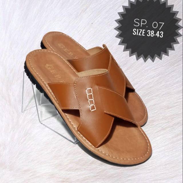Sandal Kulit Pria Asli Garut