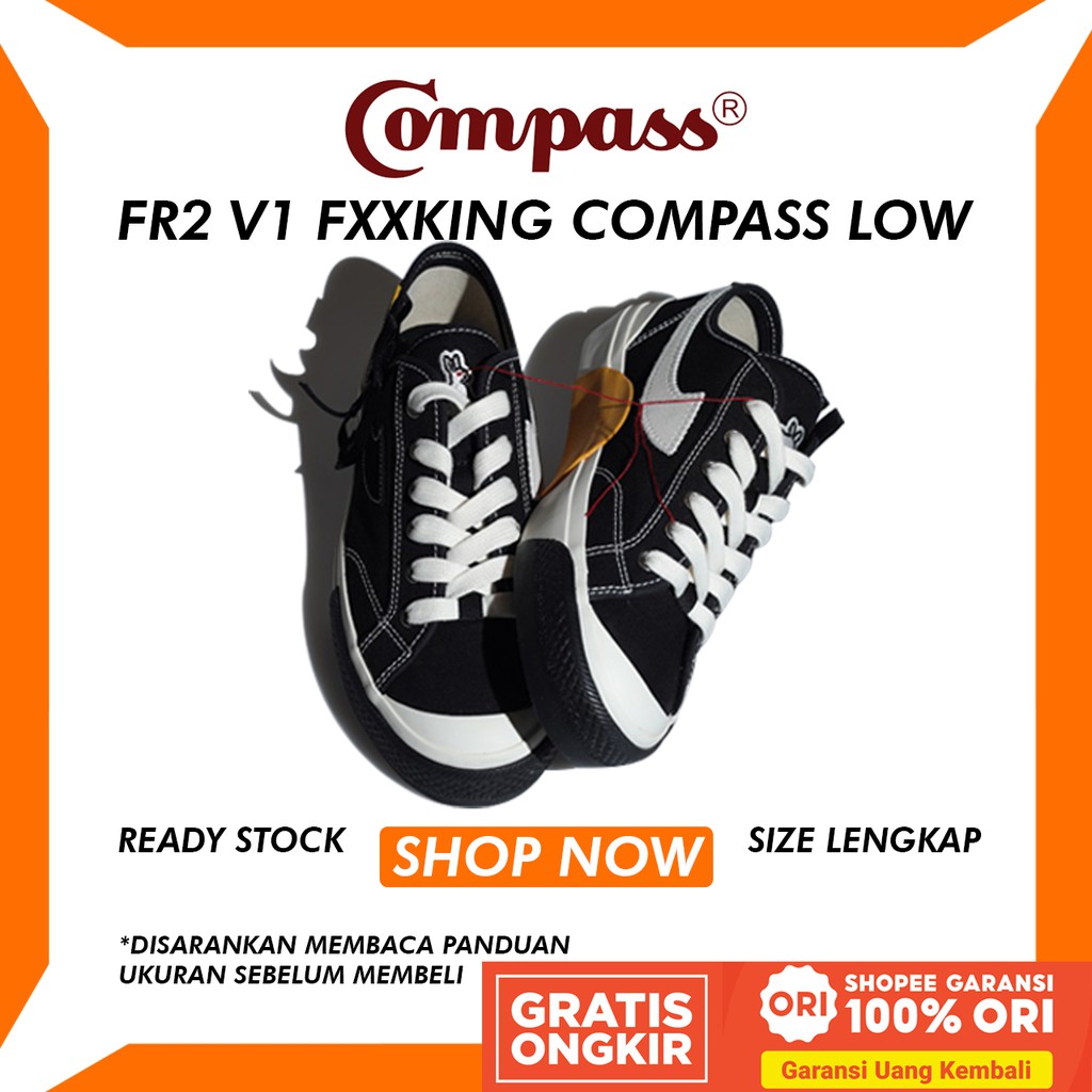 Sepatu Compass FR2 Proto V1 Edisi Indonesia Low Original
