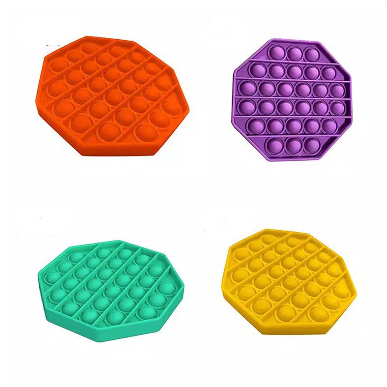 ( HOT ITEM ) FIDGET PUSH POP IT MAINAN ANAK PENGHILANG STRESS TIKTOK-POP IT - OKTAGON