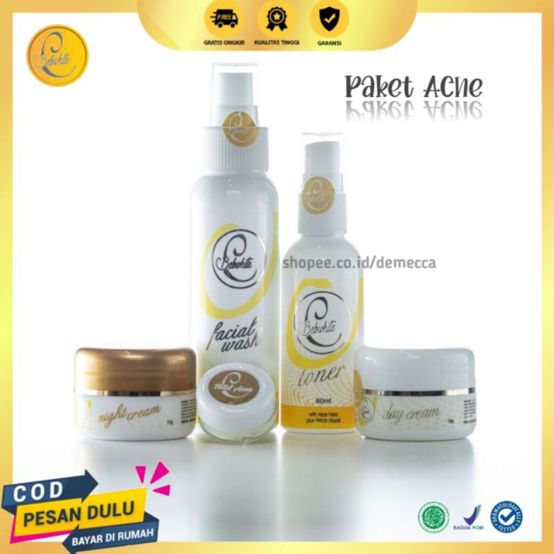 [ NYS ] BEBWHITE C ACNE CREAM SERIES - TANPA SERUM TOTOL BBC SKINCARE