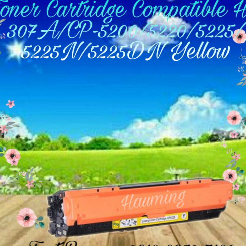 Toner Cartridge Compatible HP 307A CP5200 CP5220 CP5225 CP5225n CP5225dn CP-5225 CE742A Yellow