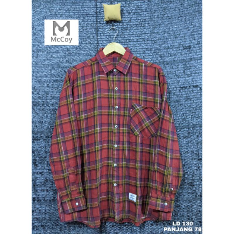 Kemeja flanel McCoy original preloved
