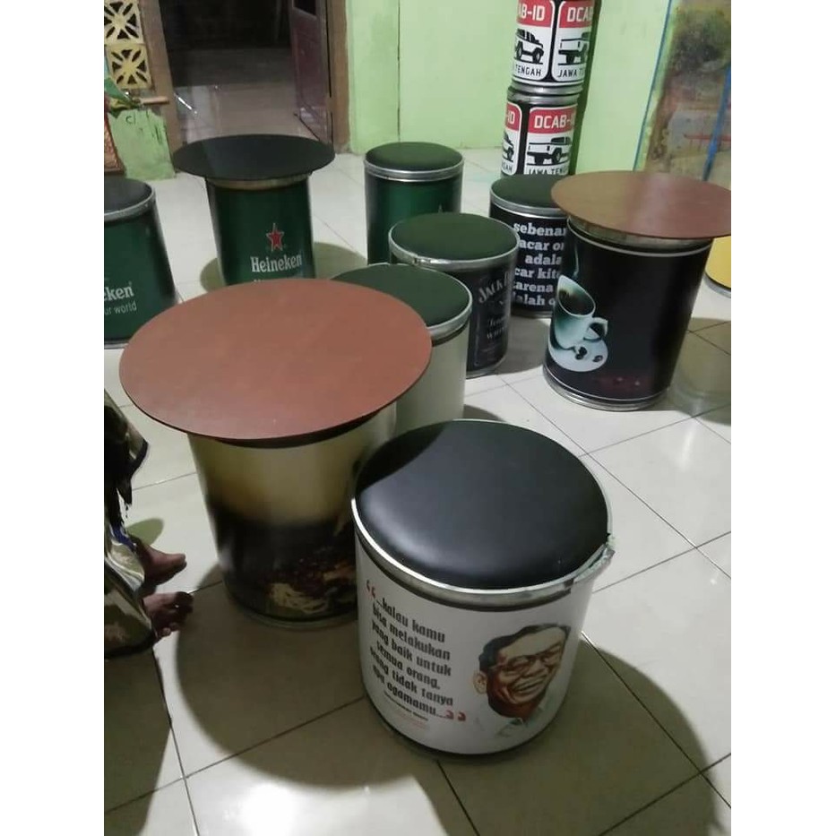 kursi teras tong unik