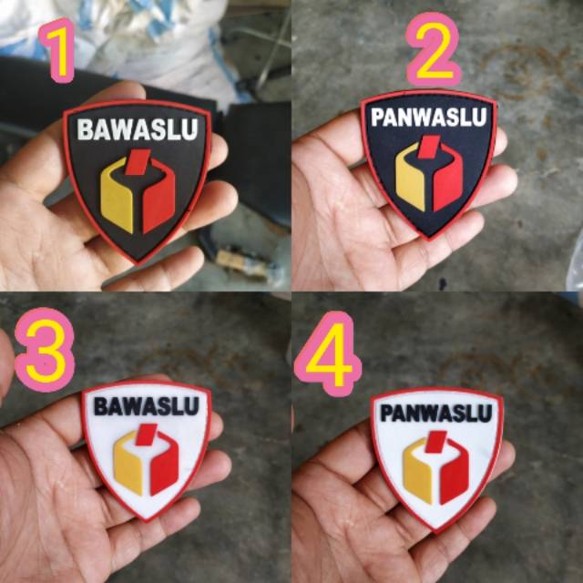 Patch rubber bawaslu panwaslu tameng