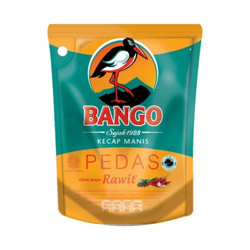 Kecap manis bango 220 ml refill / manis pedas rawit 220ml