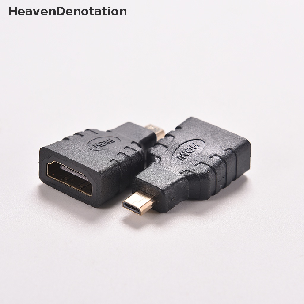 Adapter Konektor Micro Hdmi Tipe D Male Ke Hdmi Tipe A Female Untuk Hdtv