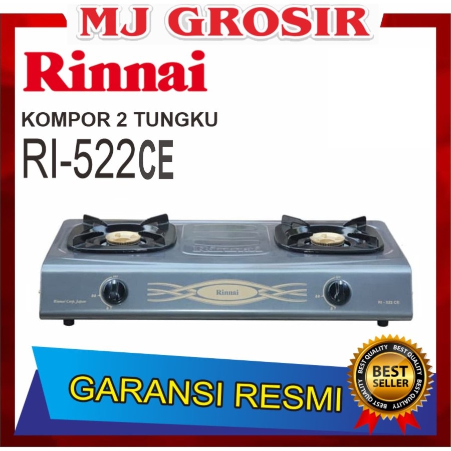 PROMO KOMPOR 2 TUNGKU MURAH RINNAI RI 522 CE RI522CE