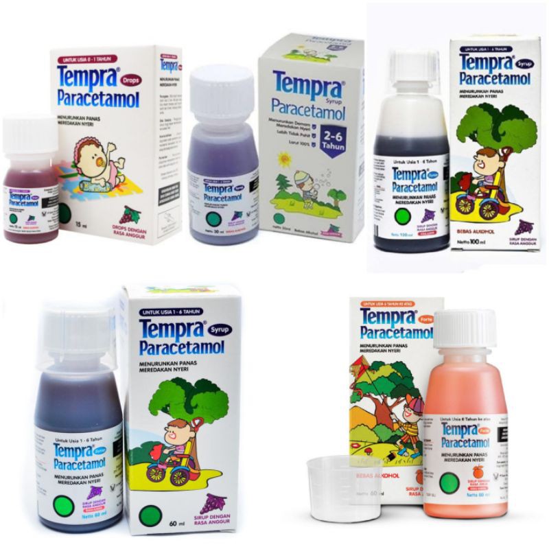 Tempra Paracetamol Forte / Drops / Syrup / Obat Demam Bayi Dan Anak / Obat panas bayi / Obat nyeri