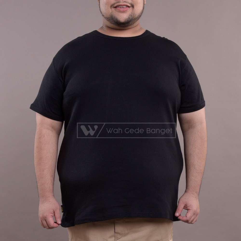 

O-Neck Black Underwear Jumbo Big Size Cowok Ukuran Besar XXL XXXL