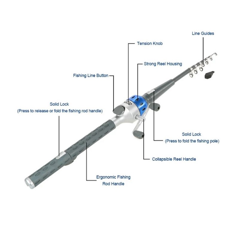 joran pancing lipat fishing folding