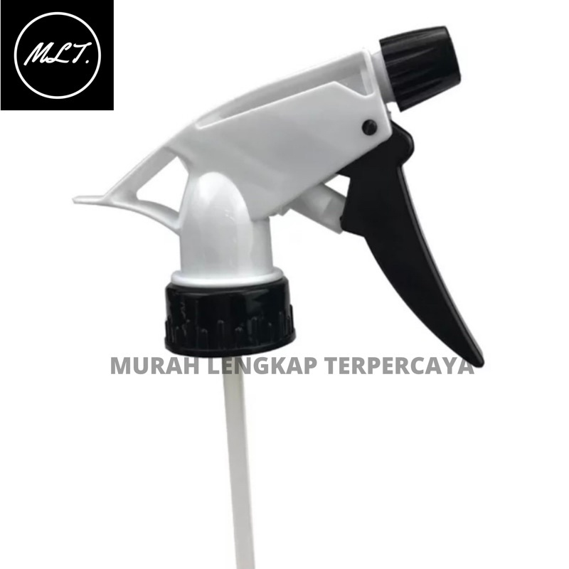 TUTUP BIG TRIGGER KISPRAY HITAM PUTIH NECK 28