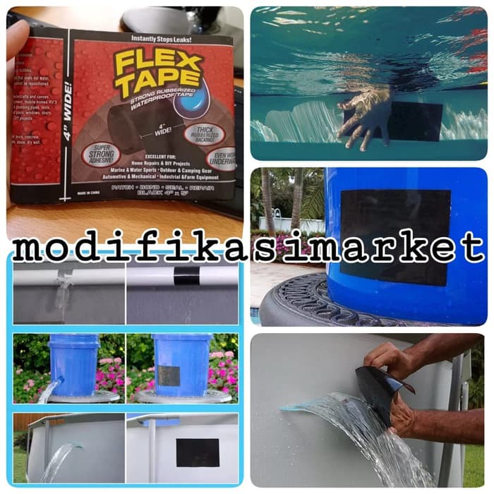 

FLEX TAPE 4 X 1 5M ISOLASI AJAIB LAKBAN SUPER KUAT WATERPROOF